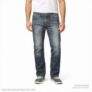 Paige PPD Size 30 Straight Leg Blue Jeans Stretch